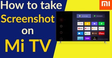 how to take screen shot on mi tv