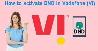 how to activate DND in Vodafone (VI)?