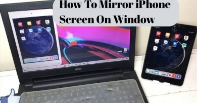 How to mirror iPhone/iPad screen On Window