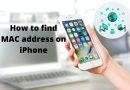 How to find MAC address on iPhone