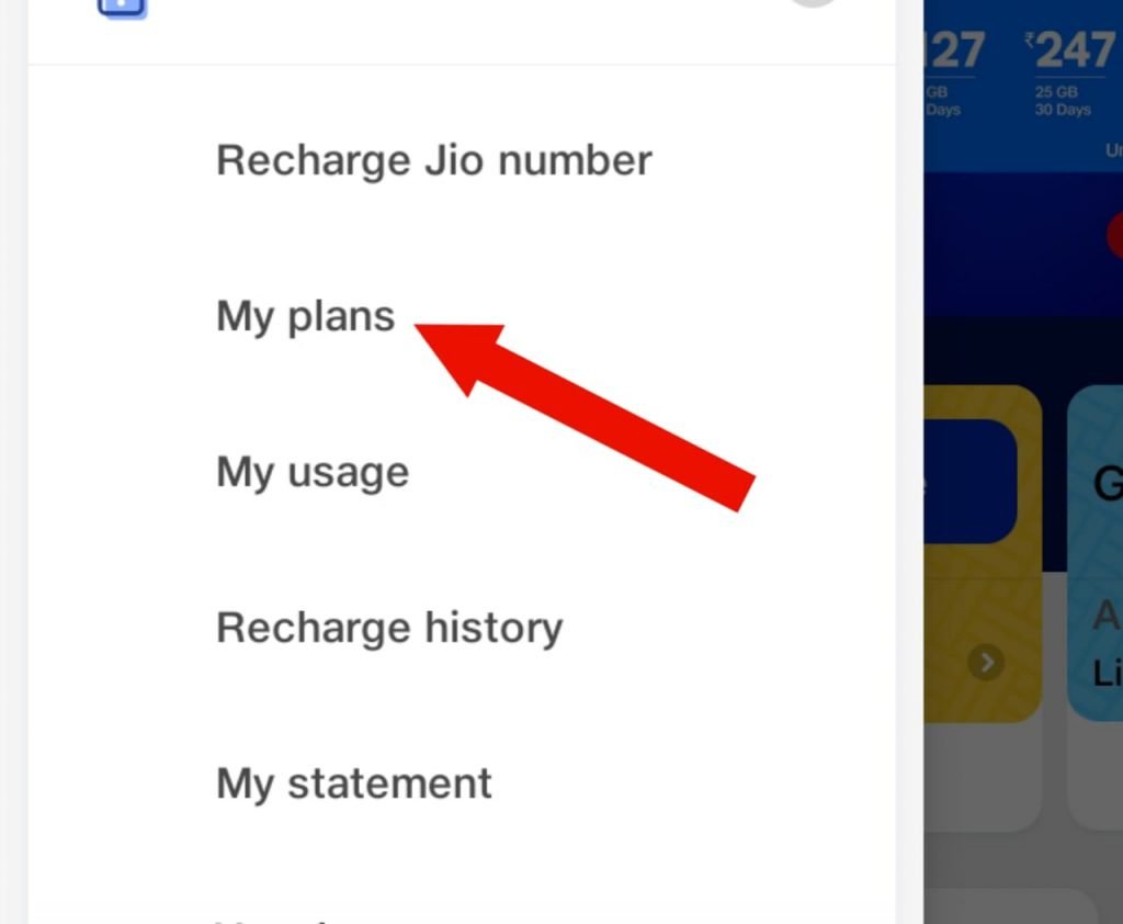 How to check JioFi Data Balance through myjio app