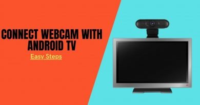 How to connect webcam with android tv