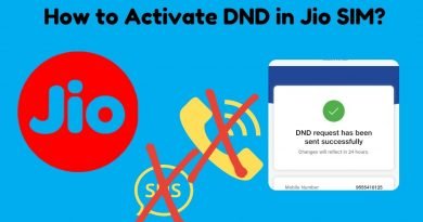 How to activate DND in Jio SIM?