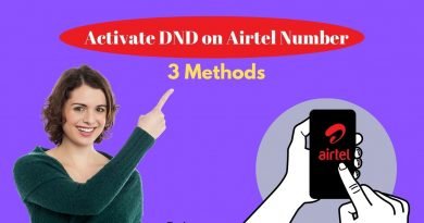 How to activate DND on Airtel
