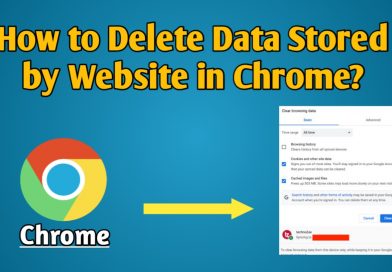 How to delete data stored by website in Chrome?