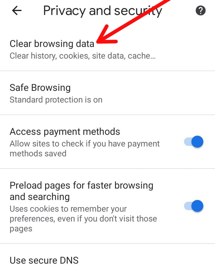 How to delete data stored by website in Chrome? 3
