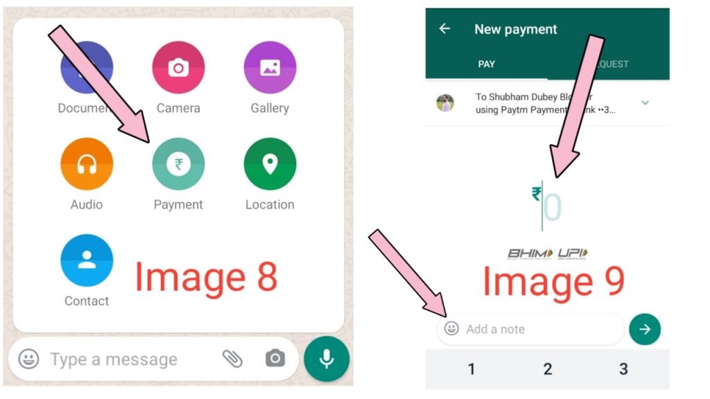 How to send money from whatsapp Payment? Or How to use whatsapp payment?